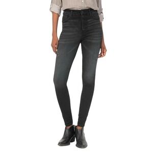 Kut from the Kloth Jeans Women's  Size 12 Mia Ultra High Rise Fab Stretch Black